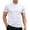 White, variant on NinXxx Men's Summer Stretch Crew Neck Athletic Fit Comfort Tee Red XXXXL