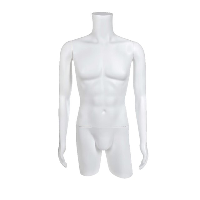 Maniquí Exhibidor De Torso Con Brazos Masculino Plastico EXPOR MT2