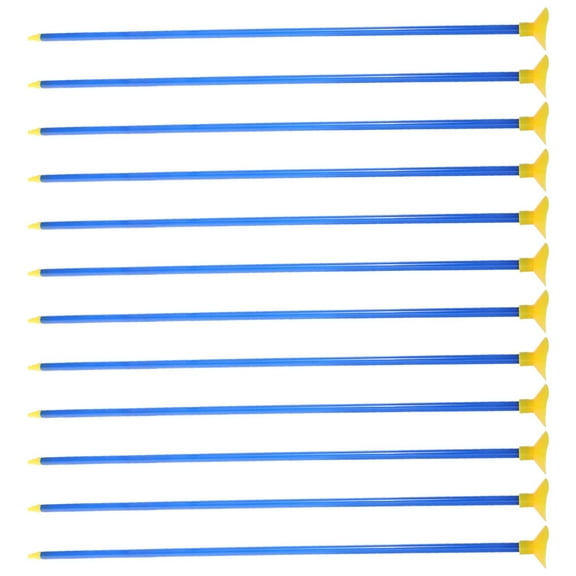RENACLIPY Safe Practice Arrows Practice Arrow PVC Plastic Family Bonding Outdoor Activities 12-Pcs