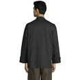 thumbnail image 2 of threads unisex classic with mesh chef coat, black, x-small, 2 of 5