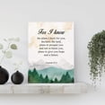 thumbnail image 4 of Inspirational Bible Verse Print Jeremiah 29:11 for I Know the Plans Paintings Canvas Wall Art Watercolors Scripture Poster Artwork Ready to Hang Modern Home Office Decor, 4 of 5