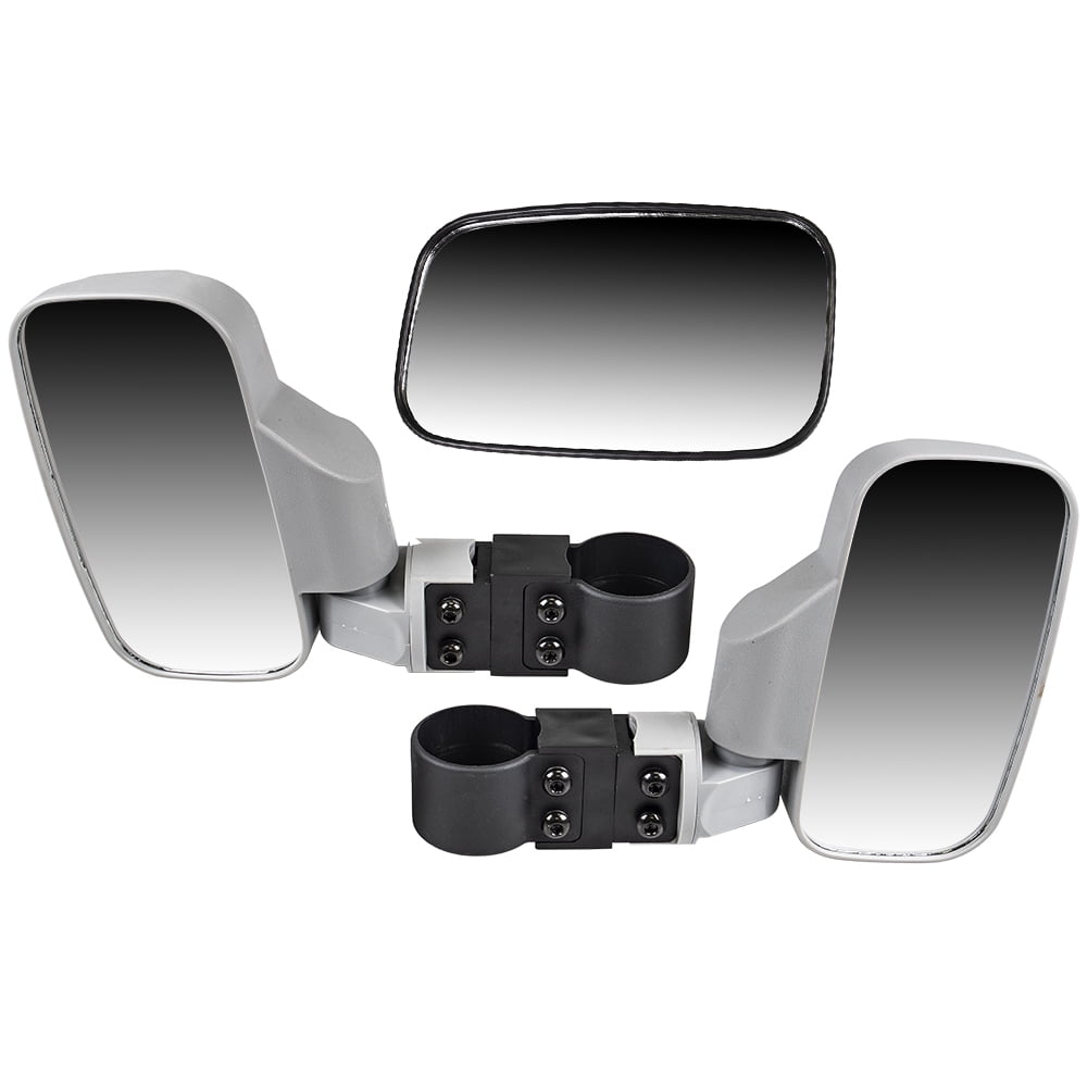 8x4.5" UTV ATV Center Rearview Mirror 1.5" 1.75" 2" Roll Cage Bar For Polaris US