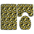 thumbnail image 1 of ABPHQTO Plátanos Azulejos Fruta Amarilla Negro Juego de alfombras de baño de 3 piezas Alfombra de baño Alfombra de contorno y tapa de inodoro ABPHQTO Cont-CHAPPLE-27638, 1 of 2