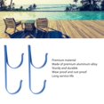thumbnail image 4 of Pool Pole Hanger, Premium Aluminum Alloy, Multifunctional, Easy Installation, Compact Size, Suitable For Swimming Pool Accessories, Garden Tools, With Hook Fixing, 4 of 8