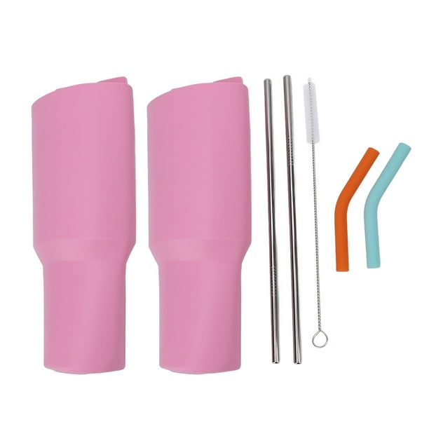 Separador de Bebidas 2 en 1, Vaso Con Revestimiento Reutilizable, Accesorios para Botellas de Agua para Fiestas, Ocio, Oficina Al Aire Libre
