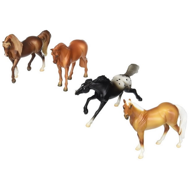 Breyer Stablemates Horse Crazy Gift Collection Four Horse Set (1:32 Scale) - Walmart.com 