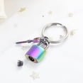thumbnail image 5 of Stainless Steel Lock with Key Urn Locket Cremation Jewelry for Ashes Urn Keyring Lockets for Ashes Keepsake Keychain Memorial Jewelry, 5 of 5
