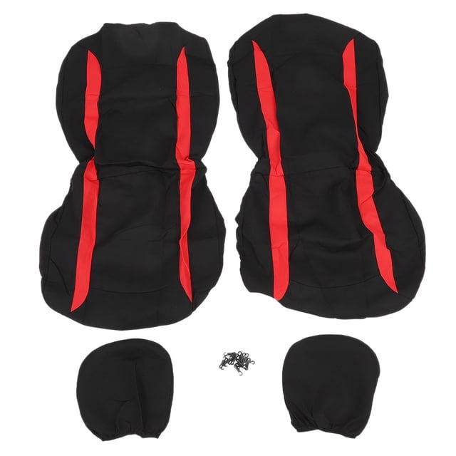 Accessoire Intérieur Auto, Ensemble de 4 Coussins de Siège Auto Repose-Tête Design Épuré