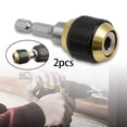 thumbnail image 1 of Drill Chuck Adapter,Hexagon Pillar Drill Change Adapter Chuck Drill,Drill Converter Drill Quick Change Adapter Tools,Hexagonal Pillar Conversion Tool Drill Holder,Clamping Capacity Drill DYNWAVEMX Adaptador portabrocas, 1 of 8