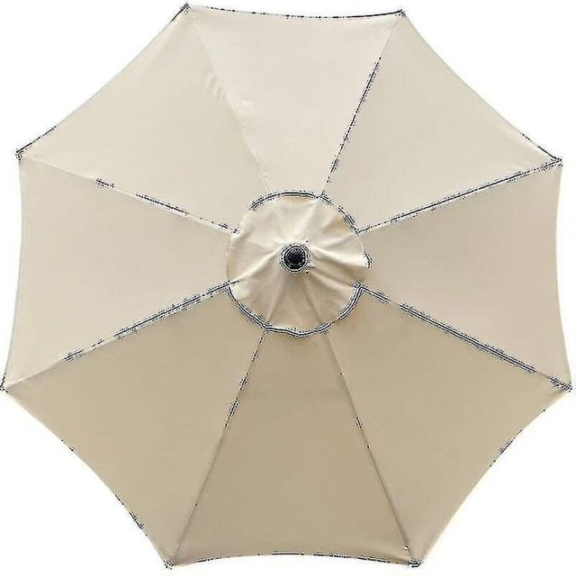 Funda de Recambio Para Sombrilla, 8 Varillas, 3 M, Impermeable, Anti-uv, Tela de Recambio, Beige