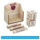thumbnail image 4 of Calendario Perpetuo de Bloque de Madera Vintage Uxcell, Bloques de Exhibición de Mes y Fecha de Madera Reutilizables para Escritorio Estilo 6, Marrón, 4 of 5
