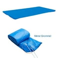 thumbnail image 2 of Heavy-Duty Blue Rectangular Pool Cover  Resistant PE Swimming Pool Cover Portable Protective Cover for Above Ground Swimming Pools, 2 of 7