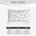 thumbnail image 4 of Fuzoiu Hand Drawn Rabbit Print Fuzzy Pillowcases, Super Soft Pillow Case Cover with Zipper for Bedroom, Sofa, Couch,Cozy Pillow Shams for All Seasons-20"x30", 4 of 6