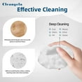 thumbnail image 5 of 12 Pack Steam Cleaning Pads Compatible with Dupray Steam Cleaners, Triangle Microfiber Bonnet Reusable Mop Pads Precision Steam Cleaner Accessories-White, 5 of 6
