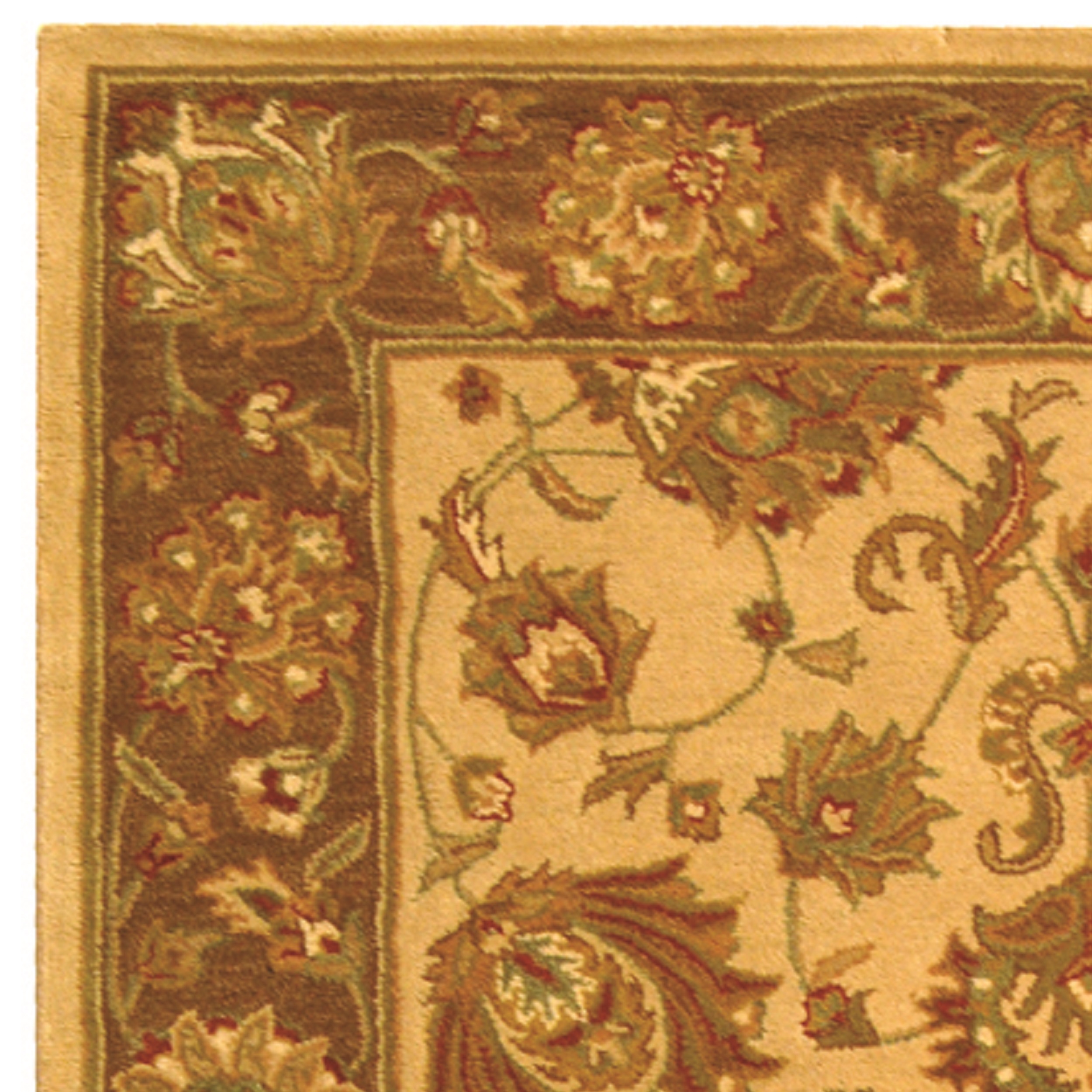 SAFAVIEH Heritage Regis Traditional Wool Area Rug, Ivory/Brown, 2' x 3' - image 2 of 4
