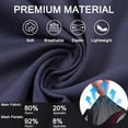thumbnail image 6 of TANBOM Men's Nylon Thermal Pants Open Crotch Stylish Design with Mesh Butt for Comfort Warmth Elasticity Breathability DarkGrey M, 6 of 6