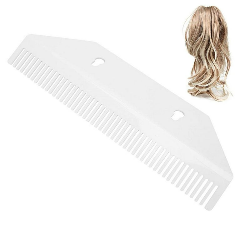 30cm Hair Extension Rack Holder w/ Dense Tooth Comb for Hair Styling  Organizer