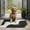 Black White Gold-1, variant on Gray Gold Hexagon Marble Pattern Door Rugs,Washable Non Slip Door Mats Indoor,Decorative Door Mats,Entry Mat Indoor for Entrance,Bedroom,Kitchen,Bathroom,16"x24"