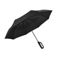 thumbnail image 2 of Paraguas de lluvia de 8 costillas a prueba de viento Yinane negro, 2 of 8
