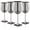 Sliver, variant on Stainless Steel Wine Glasses Set of 4, 18oz Unbreakable Metal Wine Glass, Fancy, Unique Wine Goblets for Outdoor, Travel, Camping and Pool, Ideal Gift for Wine Lovers (Silver)