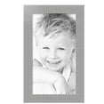 thumbnail image 2 of ArtToFrames 17" x 31" Steel Ripple Brushed Picture Frame, 17x31 inch Silver Wood Poster Frame (WOM-5269),  Pack, 2 of 7