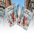 thumbnail image 4 of Merry Christmas Brittany Spaniel Enjoys Woofmas Winter Xmas Holiday House Flag 28x40in Double Sided Brittany Dog Lover Gifts Idea Outdoor Decor - 02022, 4 of 5