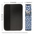 thumbnail image 6 of Chririnla Car Seat Belt Pads Stylish Accessory Seat Belt Shoulder Pad Polyester Breathable, Suitable for Truck SUV, Blue Leopard Butterfly Print, 6 of 8