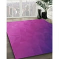 thumbnail image 3 of Ahgly Company Machine Washable Indoor Rectangle Transitional Crimson Purple Area Rugs, 8' x 10', 3 of 7