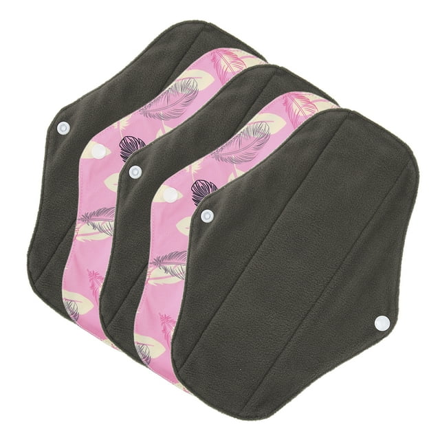 Serviettes Menstruelles Lavables, Serviette Sanitaire Étanche et Réutilisable, Finition Soignée, Imperméable, Forte Absorption d'Eau pour Sortie pour Maison M21,M25