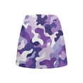 thumbnail image 6 of KEIAHUAN Purple Camouflage Golf Skirts for Women Breathable Elastic Tennis Skirt for Women Versatile Lightweight Golf Clothes for Womens Skirts with Shorts Underneath, 6 of 7