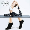 Pilates Yoga Non Slip Skid Socks 4 Pack Ballet Barre Sticky Grippers