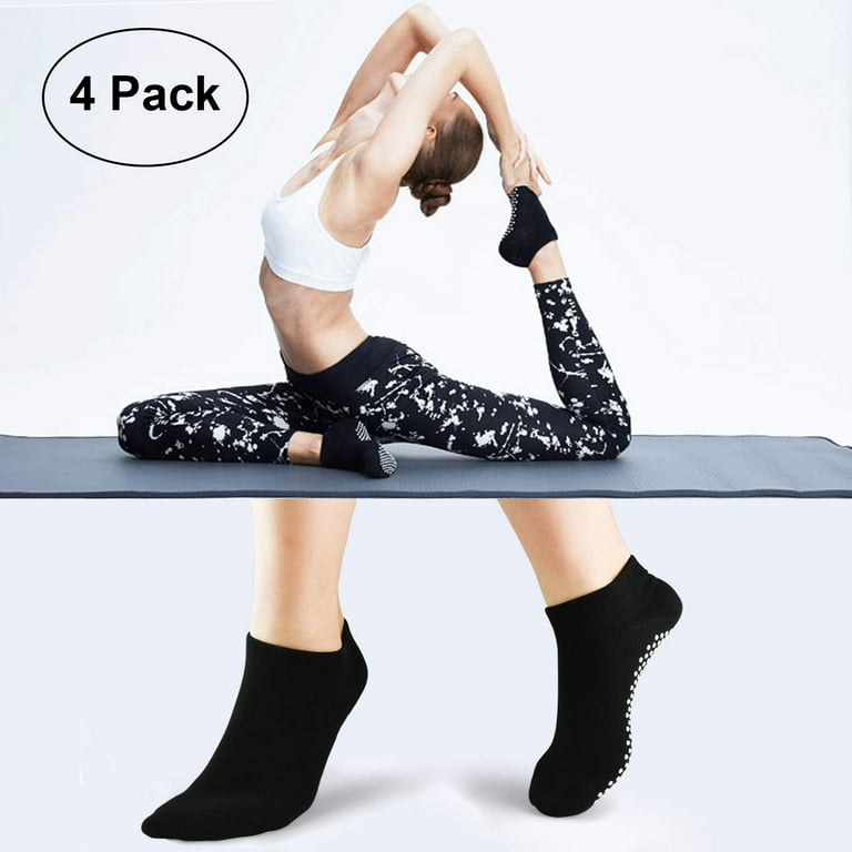  Non Skid Slip Sticky Grippers Socks Pilates Ballet