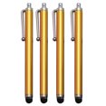 thumbnail image 1 of Paquete de 4 lápices ópticos para dispositivos de táctil Lápiz óptico capacitivo universal para teléfonos móviles, tabletas, portáti dorado Macarena Pantalla táctil con lápiz lápiz, 1 of 7