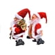 thumbnail image 5 of Cateissary Juguete Musical de Papá Noel de Navidad, tela rotativa portátil con batería, decoración decorativa con temática de Navidad, regalo Kits de decoración para fiestas sin bolsa, 5 of 6