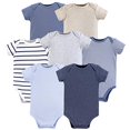 thumbnail image 2 of Hudson Baby Unisex Cotton Bodysuits, Boy Basic, 3-6 Months, 2 of 2