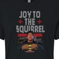 thumbnail image 3 of National Lampoon's Christmas Vacation - Joy To The Squirrel - Juniors Cropped Cotton Blend T-Shirt, 3 of 5