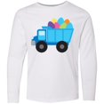 thumbnail image 3 of Inktastic Easter Egg Truck Boys Long Sleeve Youth T-Shirt, 3 of 5