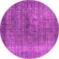 thumbnail image 1 of Ahgly Company Indoor Round Oriental Pink Industrial Area Rugs, 3' Round, 1 of 4