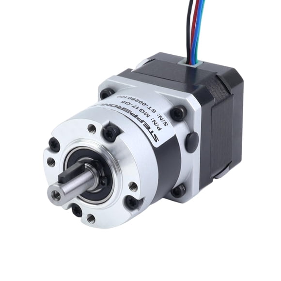 Motor paso a paso STEPPERONLINE Nema 17 bipolar L = 34 mm con engranaje 5:1