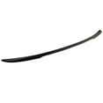thumbnail image 3 of Ikon Motorsports Trunk Spoiler Compatible with 11-16 BMW 5-Series F10 High Kick Rear Trunk Spoiler Wing Tail Lip Painted #A90 Dark Graphite Metallic, 3 of 5
