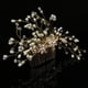 thumbnail image 3 of Tocado de novia Gloria Nupcial Perla Cristal oro, 3 of 9