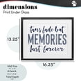 thumbnail image 4 of Stupell Industries Coastal Summer Memories Last Forever Black Framed Print Under Glass, 16 x 13, by Lettered and Lined, 4 of 8