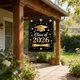 thumbnail image 5 of Bandera de jardín para graduación, ideal para decoraciones de fiestas al aire libre – Pancarta de poliéster para fotos, perfecta para celebraciones en patios y jardines – Tela colgante impermeable, 5 of 6