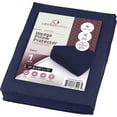 thumbnail image 4 of CirclesHome Wedge Pillow Cover 100% Cotton, Zippered Wedge Pillow Case Protector, Soft, Hypoallergenic & Breathable - Navy (25Wx26Lx10), 4 of 9