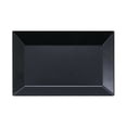 thumbnail image 2 of Smarty 5.5" x 8.5" Black Rectangle Disposable Plastic Dessert Plates 120ct, 2 of 5