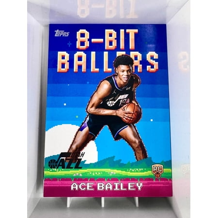 2025-26 Topps 8-Bit Ballers Ace Bailey RC Utah Jazz Basketball Card