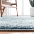 thumbnail image 4 of SAFAVIEH Oregon Ronnette Damask Runner Rug, Navy/Ivory, 2'2" x 7', 4 of 11