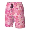 thumbnail image 4 of Fotbe Love Trajes de Baño Estampados para Hombre, Shorts de Verano de Secado Rápido, Ropa de Playa, Bañadores-XX-Large, 4 of 6