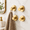 Gold-4 Pack, variant on Black 4 Pack Suction Cup Hooks, 3.35 x 2.87 x 2.40 in, holds up to 15 lbs
