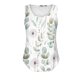 thumbnail image 5 of Puntoco Tops de cuello cuadrado para mujer, blusas casuales de moda de verano con estampados, blusas holgadas de cuello redondo sin mangas, 5 of 5